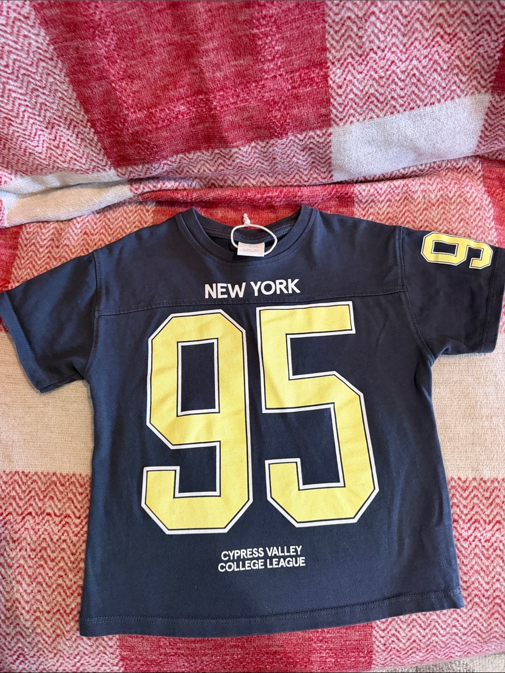 Kids 'New York 95' Navy Graphic Tee 6/7